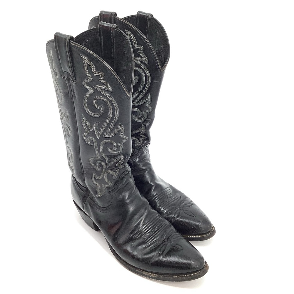 Justin Classic Western Boot Style 1409 Black Size 9 B